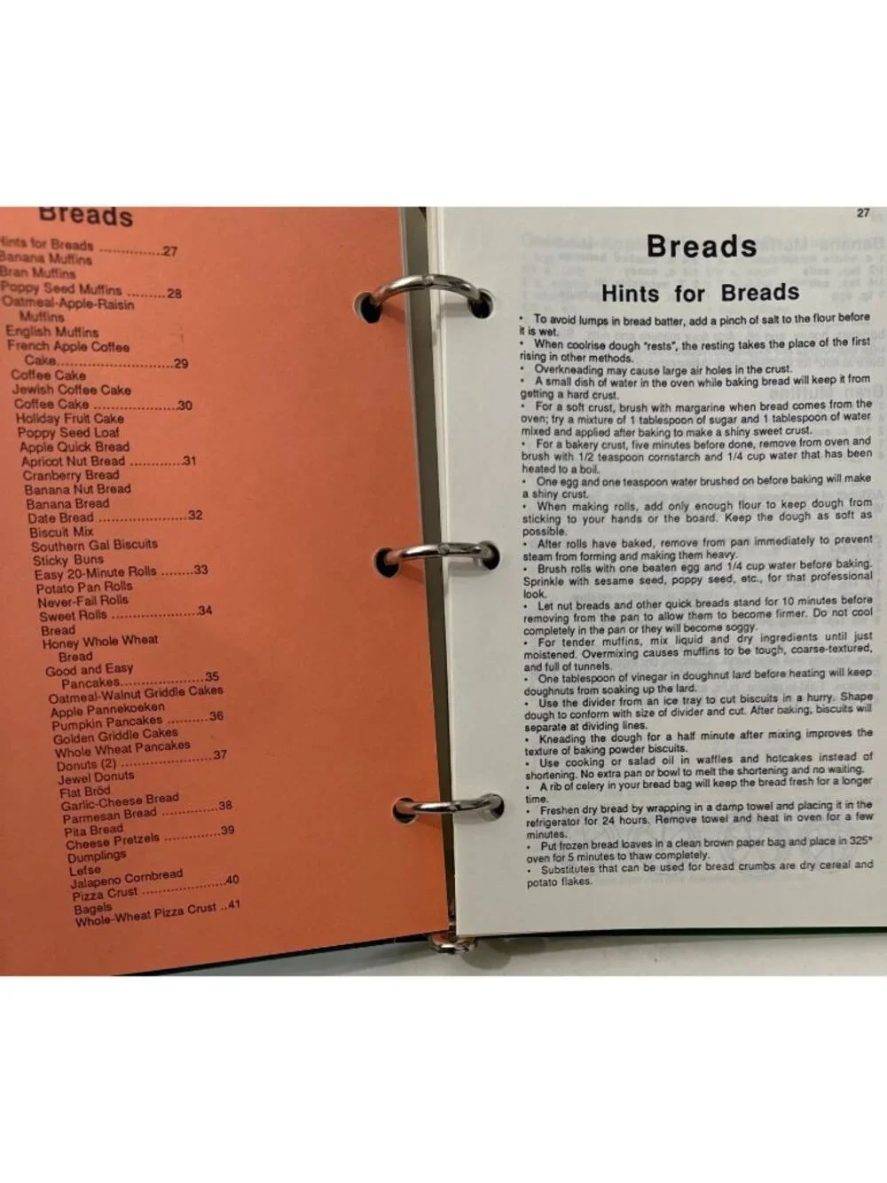 Immanuel Lutheran Church Cookbook 1987 Vtg Recipe Collection Ring Bound Canning - Picture 12 of 16